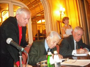Dobrica Ćosić, Marko Lopušina i Majkl Đorđević u Beogradu 2013