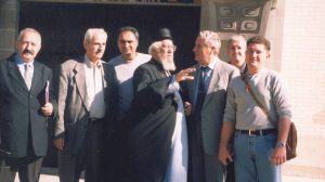 Srpska delegacija koja je prisustvovala prenosu mostiju Jovana Ducica, Libertivil, 2002